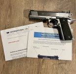 RBF IPSC match pistool 9mm (evt. met munitie)