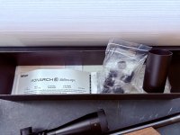 Anschütz 64 Sporter Benchrest + complete startset