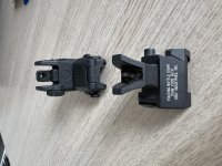 Flip up sights picatinny Troy industries M4 en MAGPUL