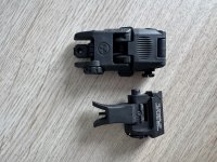Flip up sights picatinny Troy industries M4 en MAGPUL