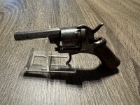 Penvuur revolver 5mm antiek vrijgesteld