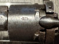 Penvuur revolver 5mm antiek vrijgesteld