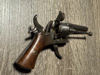 Penvuur revolver 5mm antiek vrijgesteld