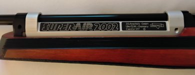 Anschutz Superair 2002 - kal. 4.5 mm zijspanner