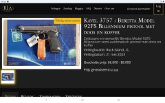 beretta billennium 92fs 9mm