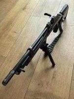 Steyr LG110 HFT Hunting 4.5mm in uitstekende staat, getuned op 11.5 ftlbs. Voor links- en rechtshandige schutters!