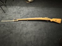 Turkse Mauser. Onklaar, met bajonet 1936.
