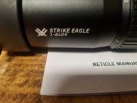 Vortex Strike eagle 1-8x24 scope