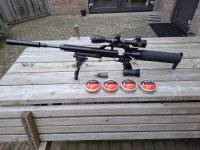 Gunpower Storm cal. 0.22  5,5mm in perfecte staat.