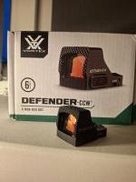 Vortex Defender CCW 6MOA Red dot. Compleet en in nieuwstaat.