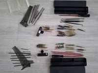 Diverse schietsport / herlaad en wapen onderdelen 2