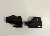 Sight mark reflex reddot + magnifier