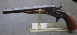 Remington 1865 Rolling Block pistool Navy .50