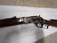 Lever action Überti 1873 hexagon loop