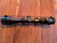 Richtkijker 4-16*40 green en red kruis NIEUW