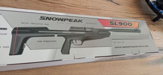 Snowpeak SL900 5.5 mm nog nieuw in de doos