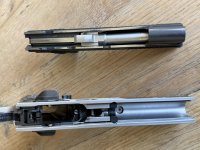 Phoenix Redback 9mm incl Trijicon SRO topwapen in nieuwstaat.