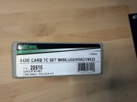 RCBS 3-Die Carbide TC Set 9mm Luger / 9x21 / 9x23 – nieuw