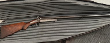 Antiek Husqvarna dubbelloops jachtgeweer – Husqvarna Vapenfabrik – ca. eind 1800