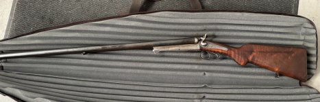 Antiek Husqvarna dubbelloops jachtgeweer – Husqvarna Vapenfabrik – ca. eind 1800