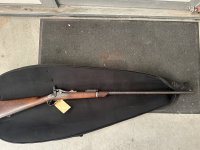 origineel Amerikaans militair geweer: Springfield Trapdoor Model 1873.