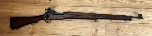 Eddystone M1917 met Parker Hale diopter vizier
