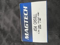 .454Casull hulzen 140 stuks magtech 1x verschoten