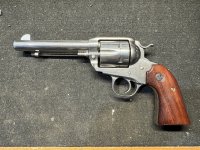 Ruger Vaquero single action revolver in stainless steel
