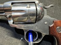 Ruger Vaquero single action revolver in stainless steel