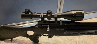 Nieuwe Hatsan BT65 met kijker en bipod