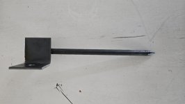 Schietschijfhouder - Balkpin - 6x6 cm - per paar verkocht