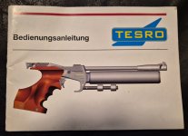 Tesro PA-10 match luchtpistool 4,5 mm 300bar