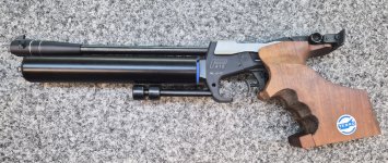 Tesro PA-10 match luchtpistool 4,5 mm 300bar