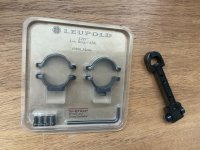 Leupold rings en Burris mount