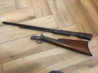 Winchester pomp geweer cal22 short model 1890