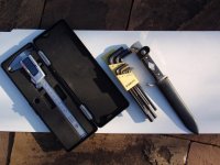 Dolk replica Scouting/Hitler Jugend inclusief inbus-set en elektronische schuifmaat