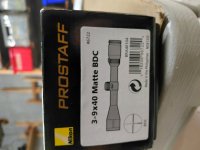 Nikon prostaff riflescope 3-9×40 Matte BDC