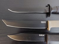 Coldsteel Skr, Coldsteel Tanto en Glock.