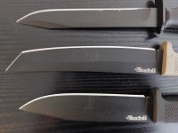 Coldsteel Skr, Coldsteel Tanto en Glock.