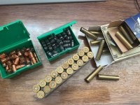 .45-70 GOVT hulzen en koppen