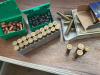 .45-70 GOVT hulzen en koppen