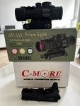 C-MORE Systems Railway Red Dot & Burris AR-332™ Prism Sight (3X Tactical Sight)