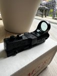 C-MORE Systems Railway Red Dot & Burris AR-332™ Prism Sight (3X Tactical Sight)