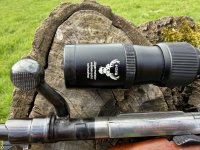 Hubertus .243 kogelgeweer met kijker 4x12-56