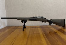 Remington 700 VTR C Steel (Rail + Bi-pod) .308