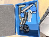 2 kogelpersen ; Square deal b kogelpers 9 mm en Squaredealb kogelpersmet 38 spec.