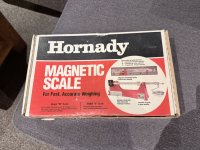 Hornady weegschaal voor herladen