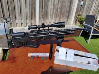 Full Option Hatsan Gladius Long 5,5mm PCP – Huma Regulated – Complete Collectors Set