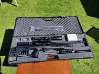 Full Option Hatsan Gladius Long 5,5mm PCP – Huma Regulated – Complete Collectors Set