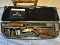 Browning b725, cal12, perfecte staat